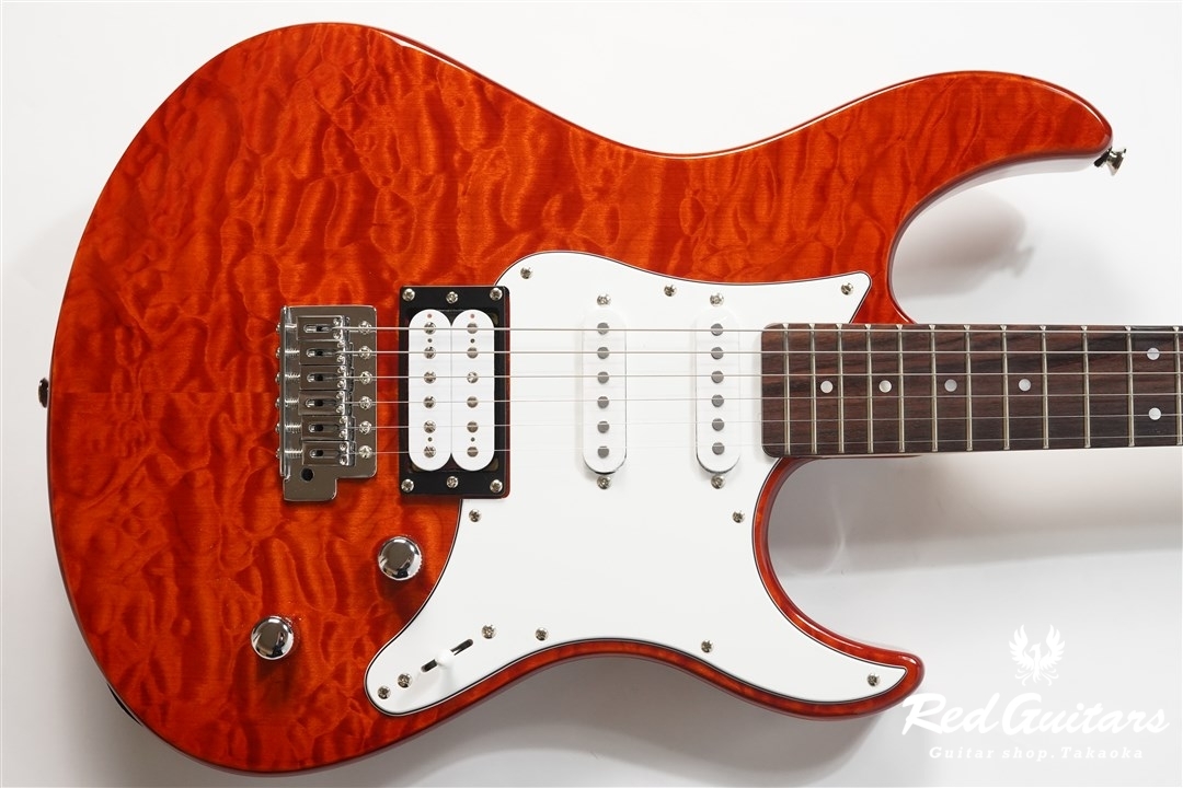 美品YAMAHA PACIFICA212VQM CMB CaramelBrown Yamaha PAC212V Quilted Maple Top Electric Guitar Tobacco
